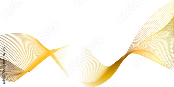 Obraz Vector minimal seamless lines wavy pattern in mesh and motion abstract background.	