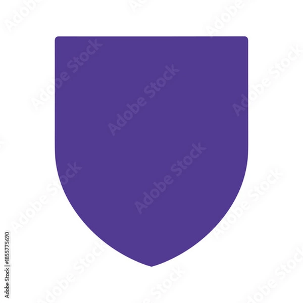Obraz Purple Shield Vector Icon