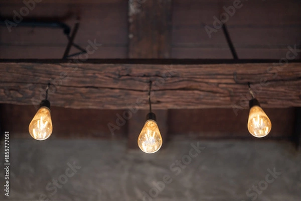 Obraz lamp on the wall