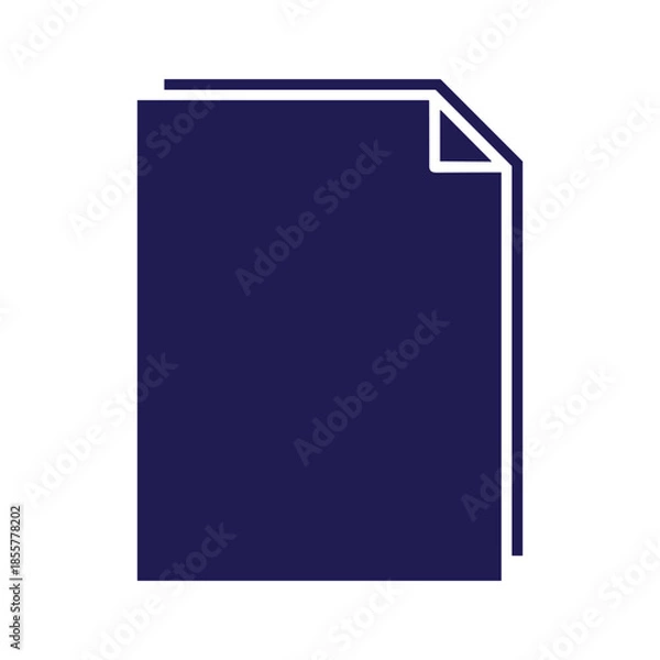 Obraz Paper Icon Vector Illustration