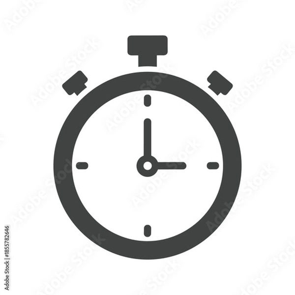 Fototapeta Stopwatch Icon Vector Illustration