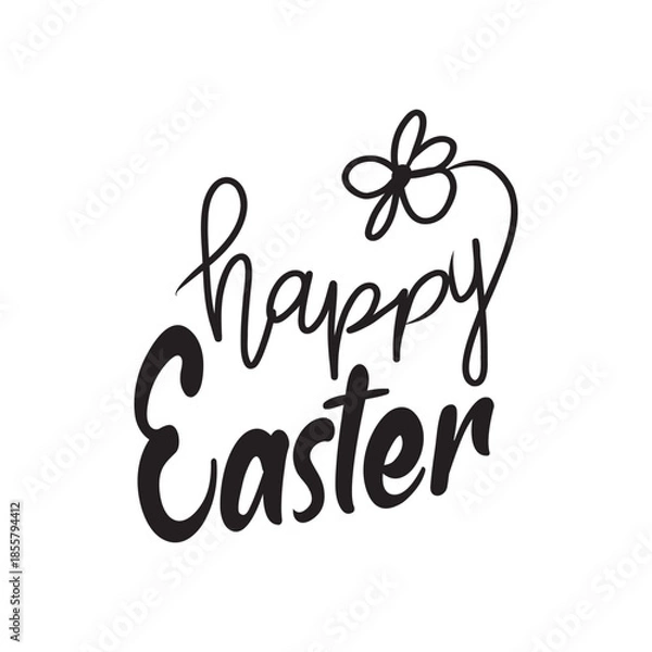 Obraz vector illustration of a happy Easter