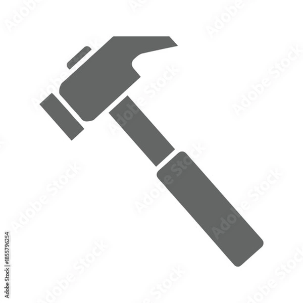Obraz Hammer Icon Vector Illustration