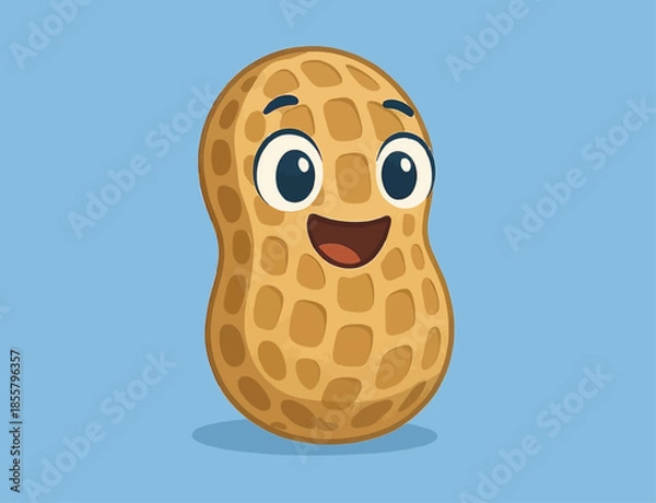 Obraz Cute Happy Peanut Character