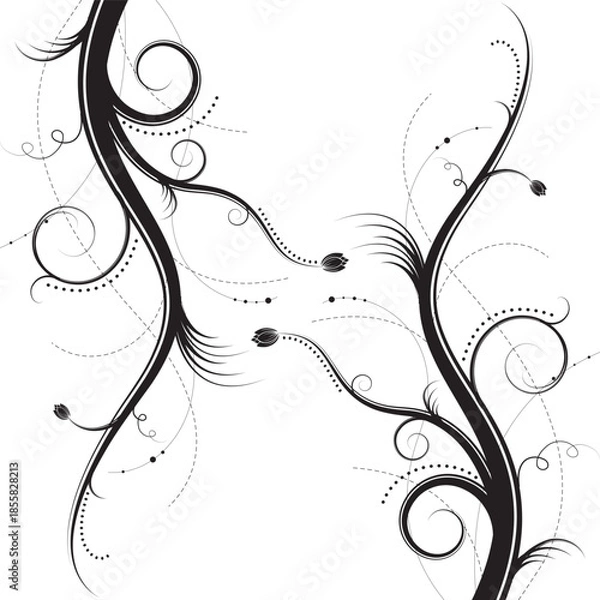 Obraz vector floral ornaments 