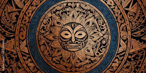 Obraz Tribal Image Art Pattern Background