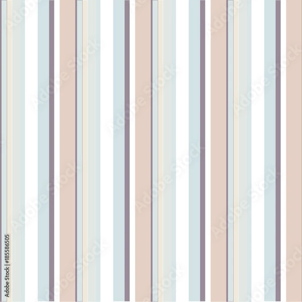 Fototapeta Abstract vector geometric seamless pattern. Vertical stripes. Monochrome background. Wrapping paper. Print for interior design and fabric. Kids background.