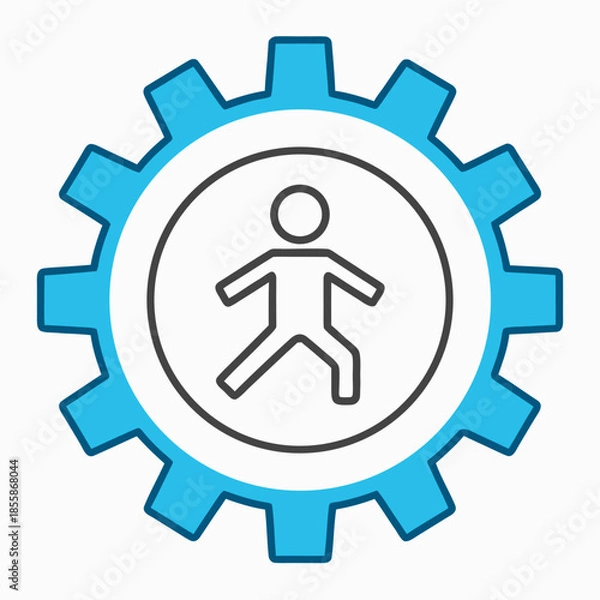 Obraz Human Resources Icon, Workflow Management, Process Automation, Personnel System, Recruitment Strategy