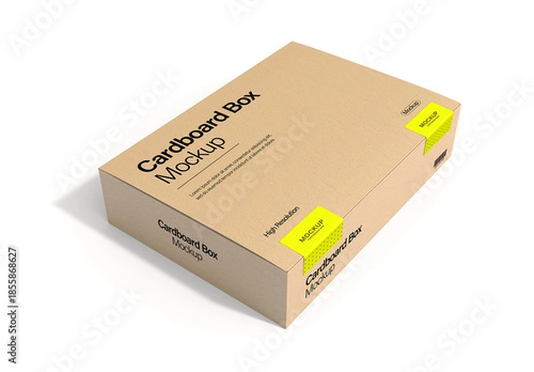 Obraz Cardboard Box Mockup