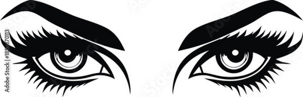 Obraz Eyes Illustration