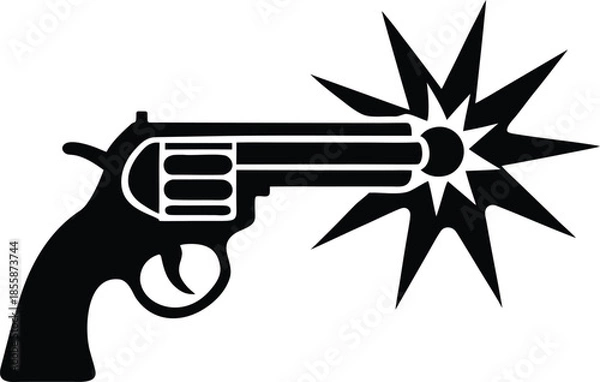 Obraz Gunfire Silhouette