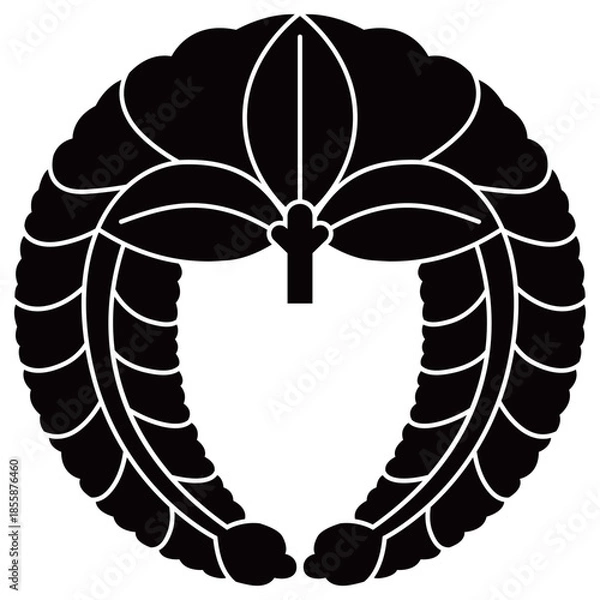 Obraz 	家紋です。下がり藤といいます。