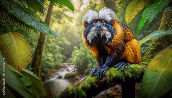 Obraz Bearded emperor tamarin