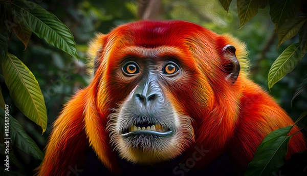 Obraz Red Howler Monkey