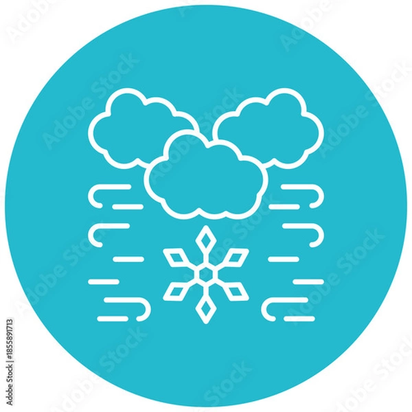 Obraz Cold breeze Icon