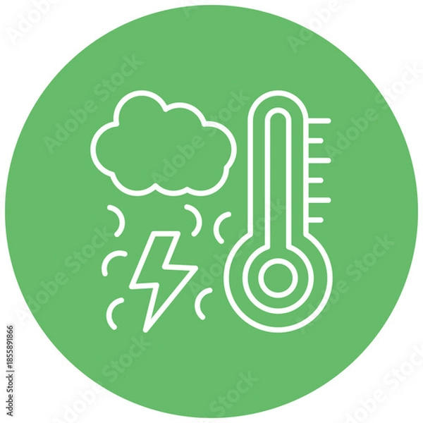 Obraz Extreme weather Icon