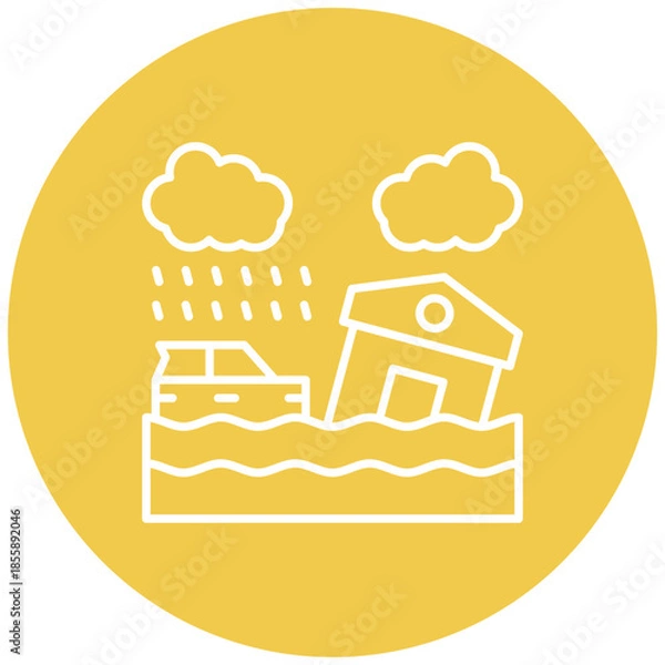 Obraz Flood Icon