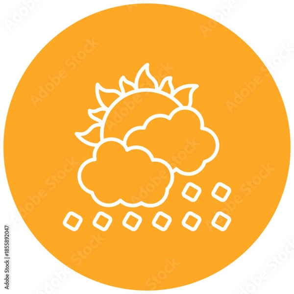 Obraz Snowy day Icon