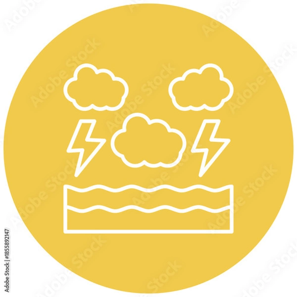 Obraz Rain storm Icon