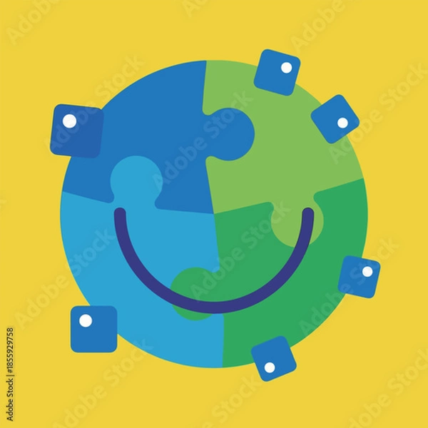 Fototapeta Puzzle Smile