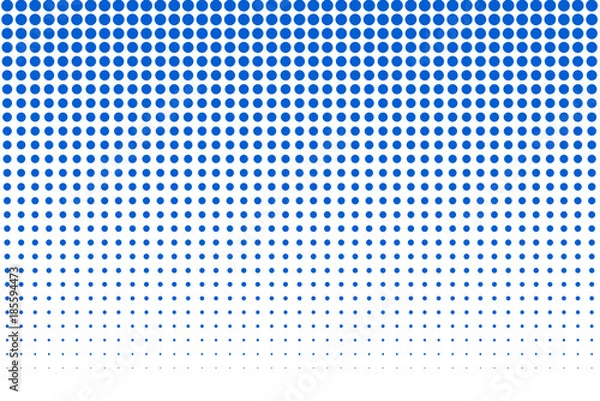 Fototapeta Dark Blue vector red pattern of geometric circles, shapes. Colorful mosaic banner. Geometric background with colored disks.