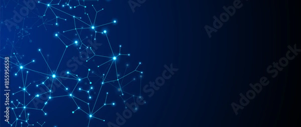 Fototapeta Molecular structure and genetic background