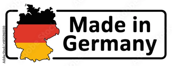 Obraz made in germany stamp icon