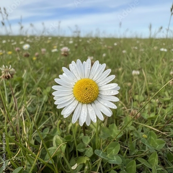 Obraz daisy in the grass