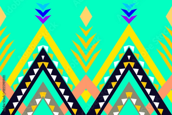 Obraz seamless geometric pattern