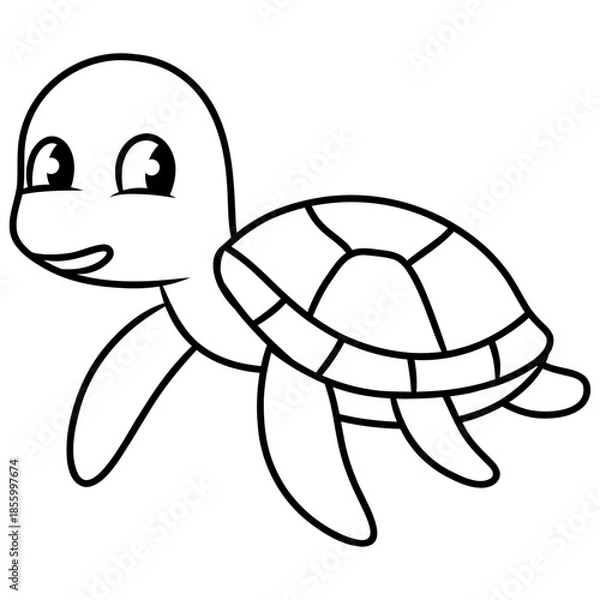 Obraz turtle animal reptile icon