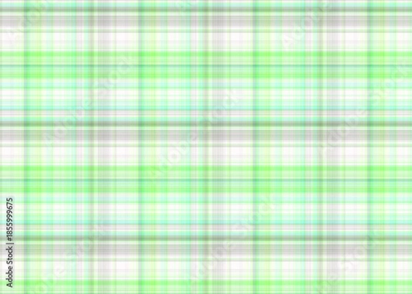 Obraz Soft Green and White Plaid Grid Pattern