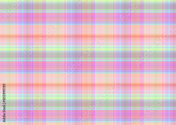 Obraz Vibrant Pastel Plaid Grid Pattern