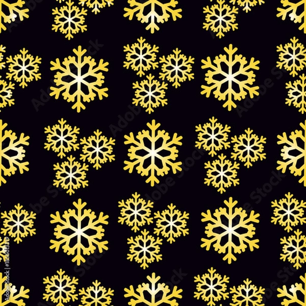Obraz seamless pattern with snowflakes