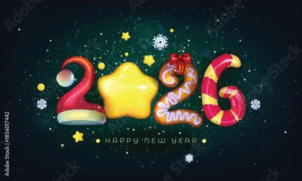 Obraz happy new year 