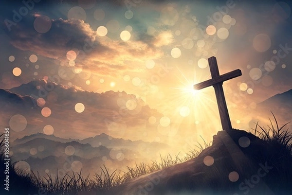 Obraz Orthodox religious background for quotes