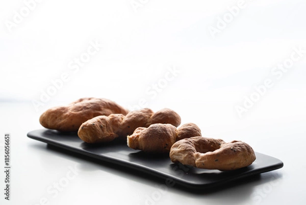 Obraz Nutritious Cheese Whole Wheat Bread for Breakfast