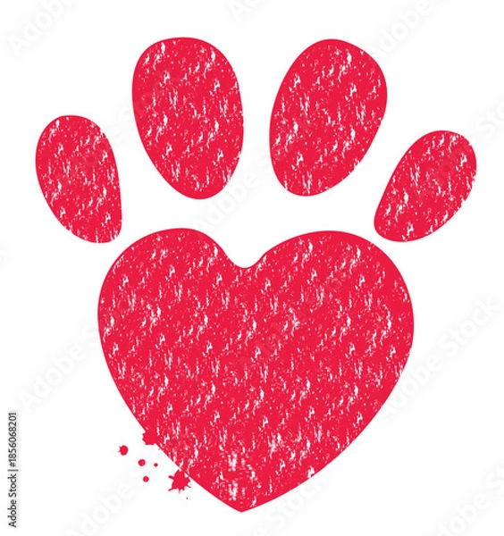 Obraz valentine hearts background