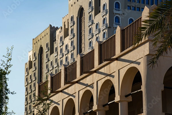 Obraz Doha Traditional Architecture, Doha, Qatar