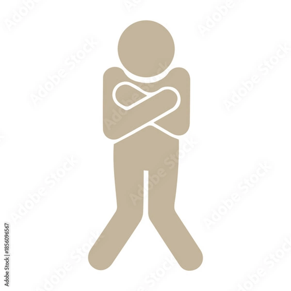 Obraz Cold Person Icon