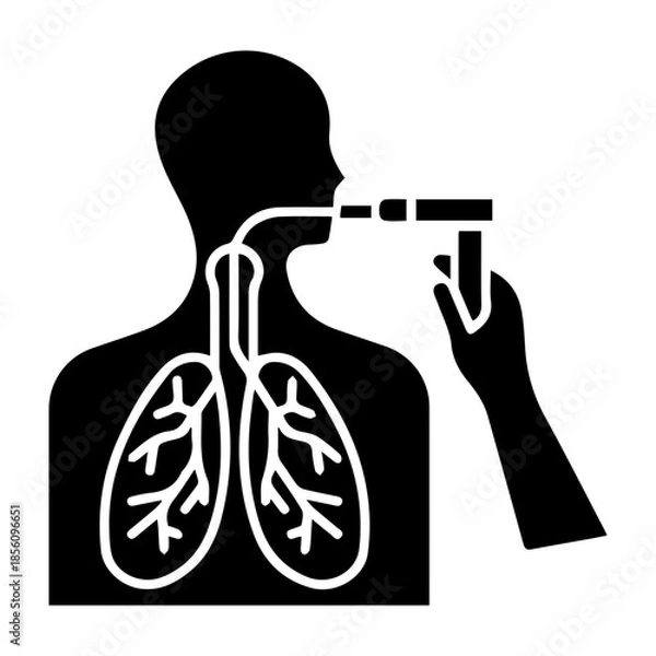 Obraz Asthma Inhaler Icon