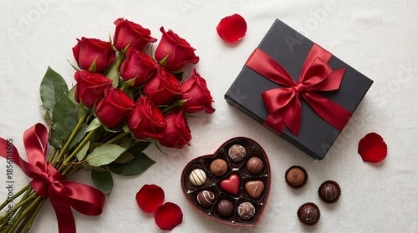 Obraz Romantic valentine's day gift set