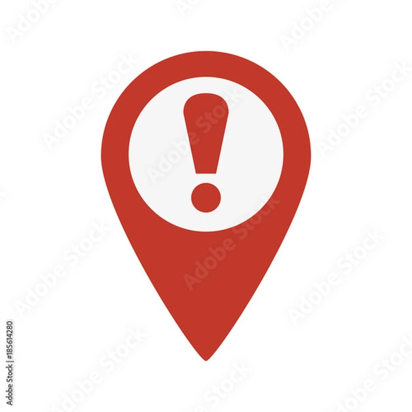 Fototapeta Pointer Attention sign icon