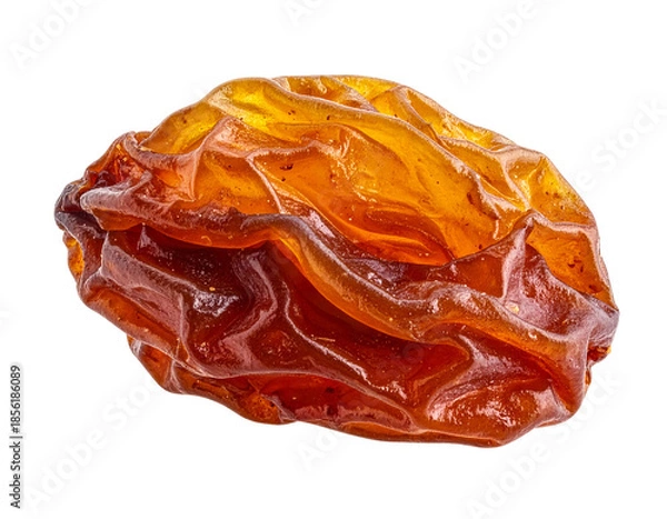 Obraz Wrinkled dried date isolated on transparent background