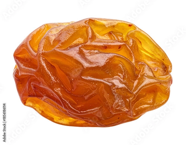 Obraz Amber dried date isolated on transparent background