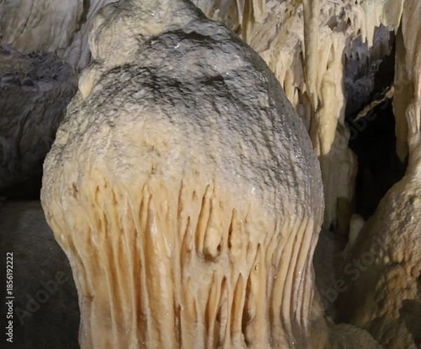 Obraz huge stalagmite in a cave