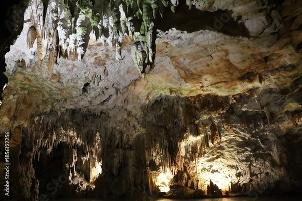 Obraz inside a stalactite cave