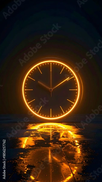 Obraz 金色の時計