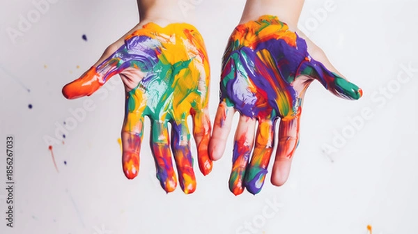 Obraz hand painted watercolor painting