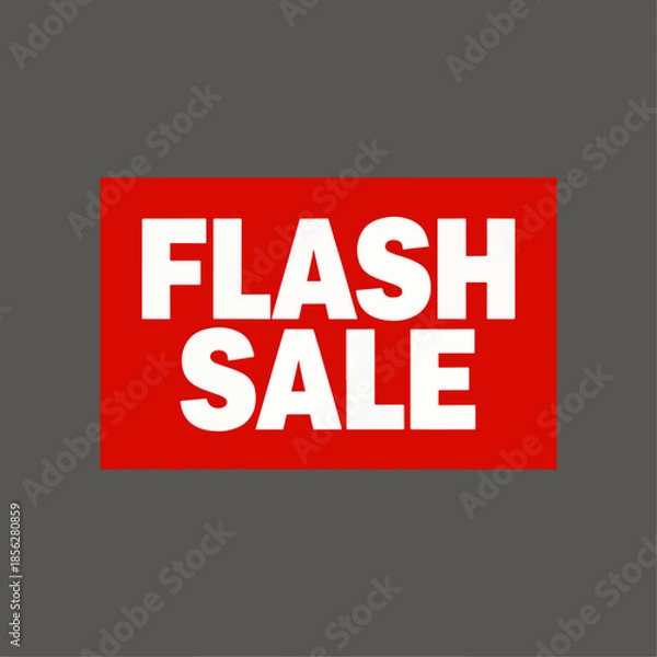 Obraz flash sale logo vector illustration