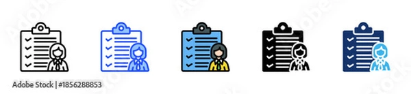 Obraz Hr Compliance Icon Collection With Multiple Styles